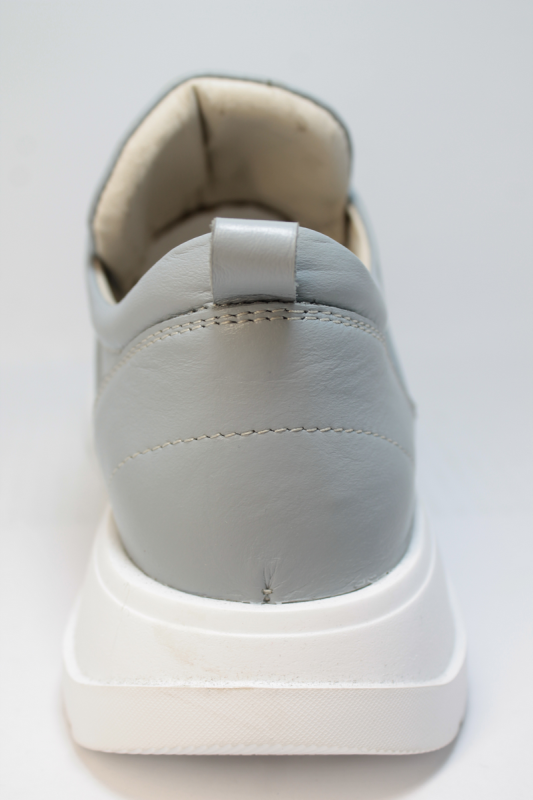 Кросівки натуральна шкіра сірі A5KROSD-graya