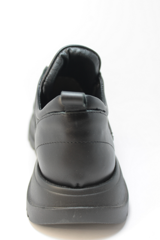 Кросівки натуральна шкіра чорний A5KROSD-black