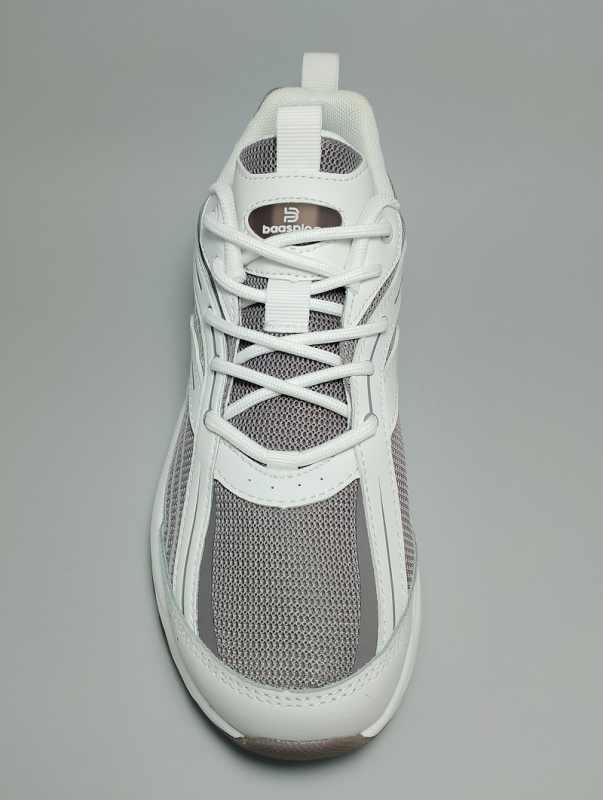 Кросівки білі та сірі ASD02-WHITE/GREY