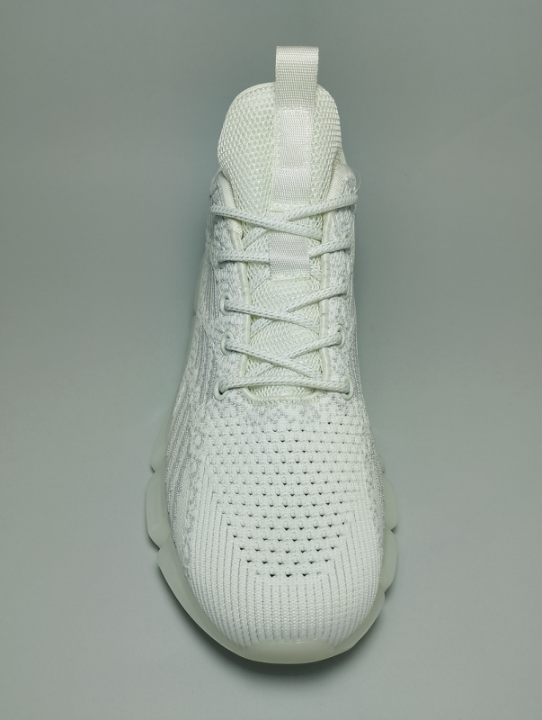 Кросівки білі сірим тканина xz1-white